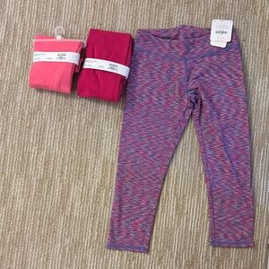 Colorful Kids Leggings ( two capris and one full length)